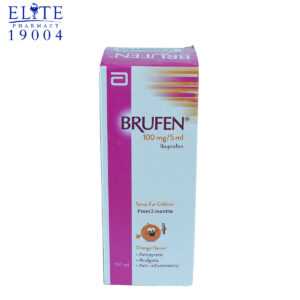 Brufen pediatric syrup 100mg/5ml Antipyretic ,Anti-inflammatory