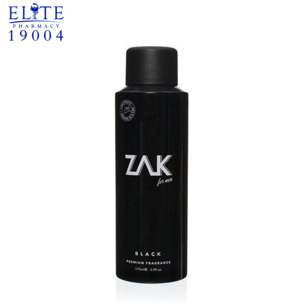 سعر برفان سبراي زاك بلاك للرجال 175 مل ZAK BLACK PERFUME SPRAY